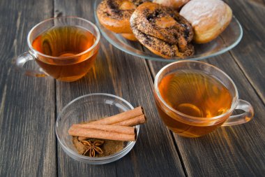 çayla kurabiye Üstten Görünüm