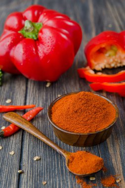 Tatlı biber çeşitli renkli çeşitleri