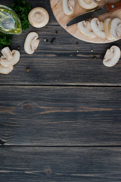 Champignon de cogumelos brancos — Fotografia de Stock