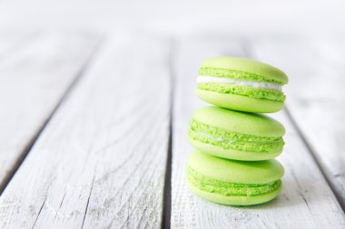 Renkli tatlı Macaroons