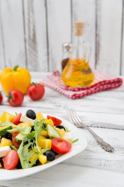 Yunan salatası Üstten Görünüm