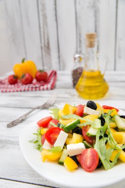 Yunan salatası Üstten Görünüm