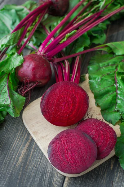 Organic red beets — Stock Photo, Image