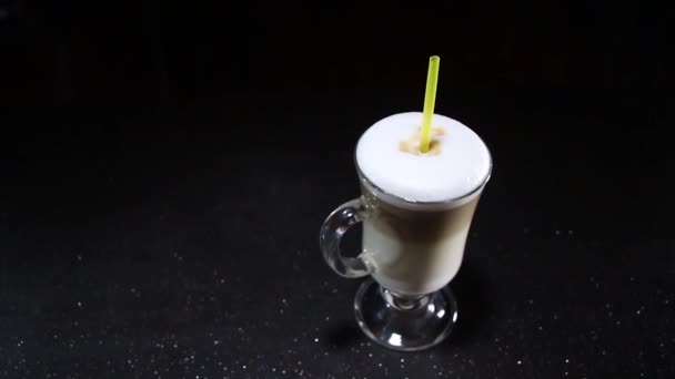 Café con leche — Vídeos de Stock