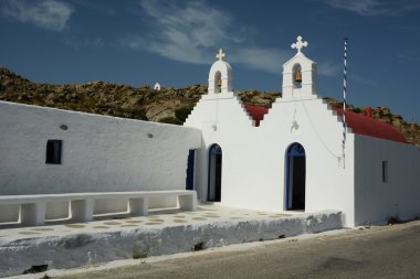 Tipik görünümü Mykonos - Yunanistan