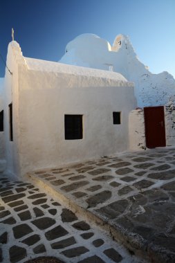 Tipik görünümü Mykonos - Yunanistan