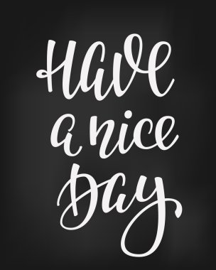 Güzel bir gün teklif tipografi var