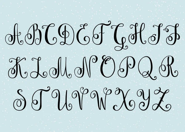 Featured image of post Abecedario Caligrafia Moderna Abecedarios y alfabetos de lettering con tipos de letra como la romana moderna g tica sin remates brush script