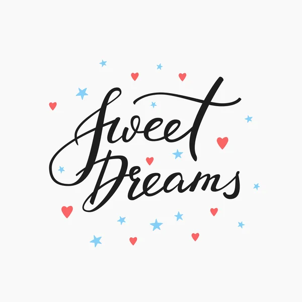 Tatlı rüyalar tipografi yazı