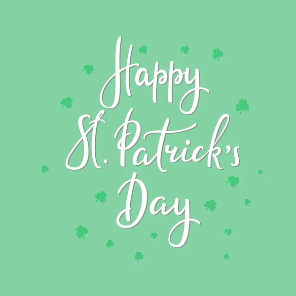 Happy St Patricks Günü yazı