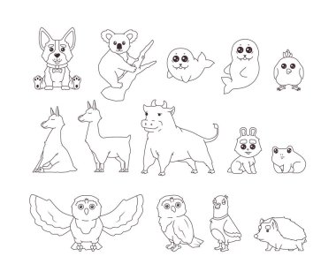 Satır biçimi hayvan simgelerini ayarla.