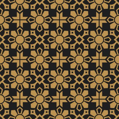 İslami oryantal soyut arabesk pürüzsüz desen