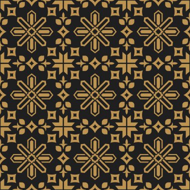 İslami geometrik süslemeli soyut dikişsiz desen