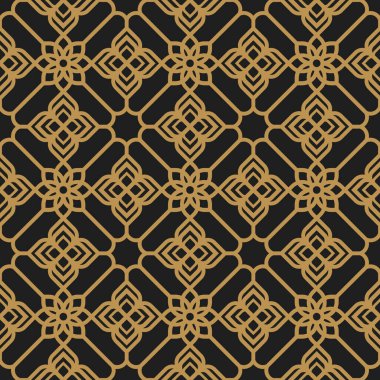 Doğulu çiçekli arabesk soyut, dikişsiz desen