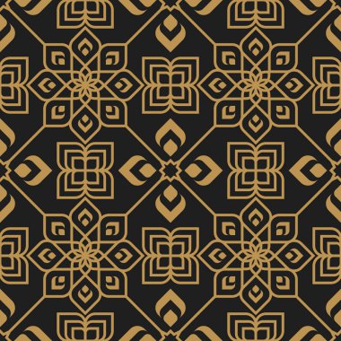 Ramazan Kareem 'in kusursuz deseni için Müslüman çiçekli arabesk özeti