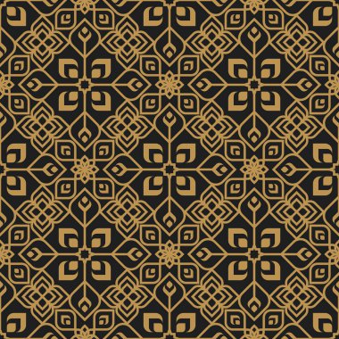 Arapça soyut arabesk pürüzsüz desen