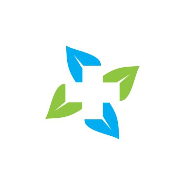 soyut tıbbi terk logo simgesi düz vektör konsepti grafiksel basit stil tasarımı