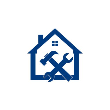atölye makinesi garaj logosu düz konsept vektör grafik tasarımı
