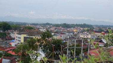 Pasar ateh bukittinggi 'den çatı üstü görünümü