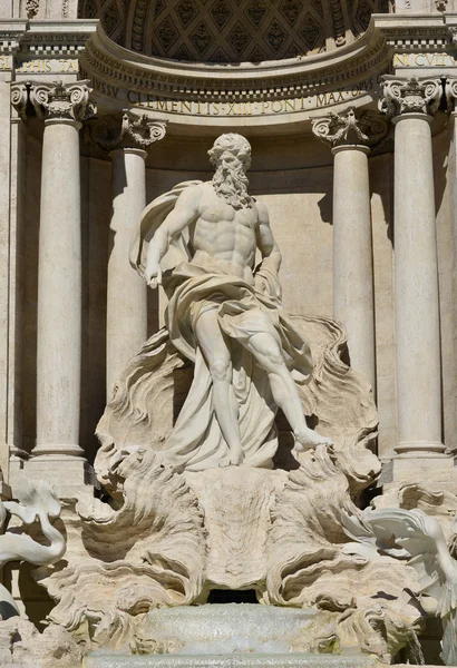 Oceanus dieu dans la fontaine de Trevi — Photo