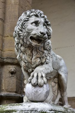 Medici aslan dünya Piazza della Signoria içinde tutar.