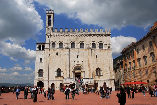 Palazzo dei Consoli v Gubbio, Itálie — Stock fotografie