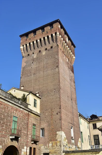 Башня Кастелло в Виченце — стоковое фото