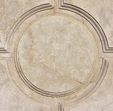 Istrian taş daire arka plan