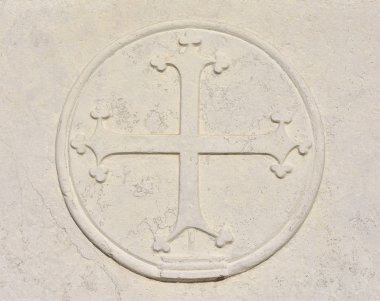 Ortaçağ haç yonca Venedik ile