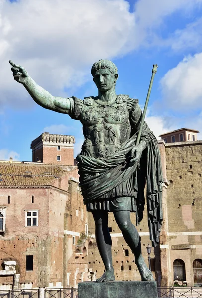 카이사르 아우구스투스, 로마의 첫번째 황제 — 스톡 사진