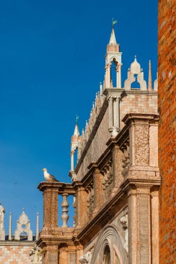 St Mark Meydanı 'nda Venedik eski ve geleneksel mimari