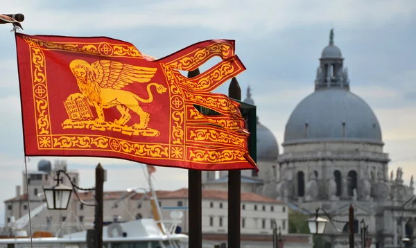 Venedik Cumhuriyeti eski bayrağı — Stok fotoğraf