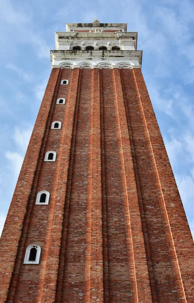 Markierter Glockenturm in Venedig — Stockfoto