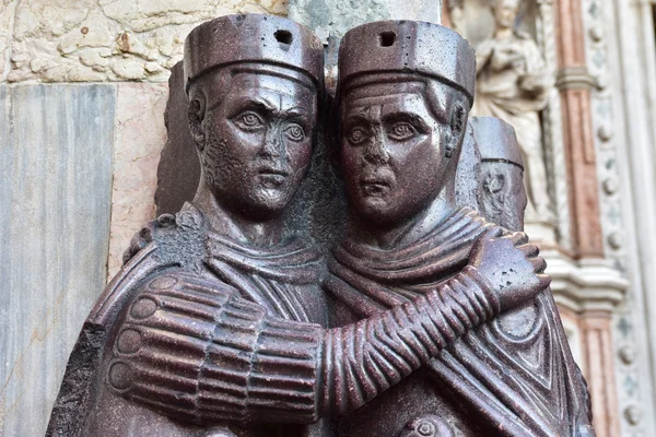 Two of the Portrait of Four Tetrarchs — Stock Photo, Image