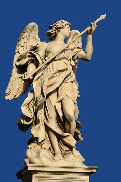 ロンギヌスの聖槍と天使 — ストック写真