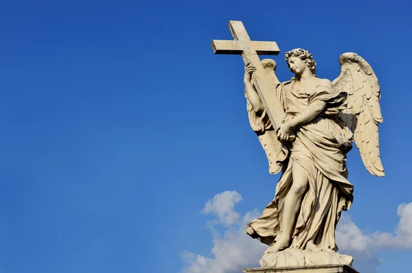 Angel with the Holy Cross — Stock Photo, Image
