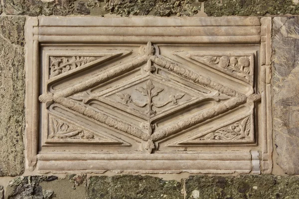 Экзотический рельеф в византийском стиле — стоковое фото