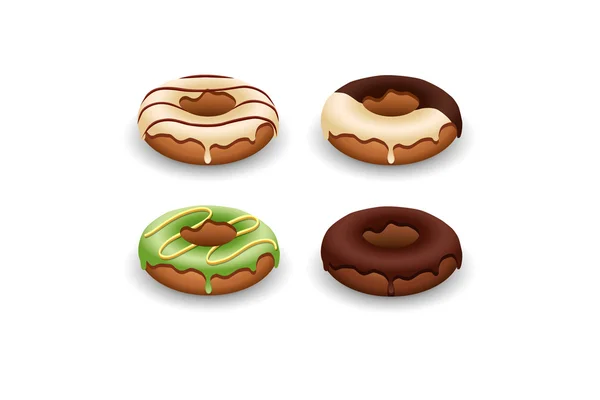 Illustration von Donut — Stockvektor