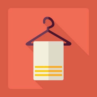 Gölge sauna havlu ile düz modern tasarım