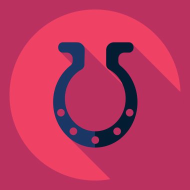 Gölge simgesi Casino Jackpot ile düz modern tasarım