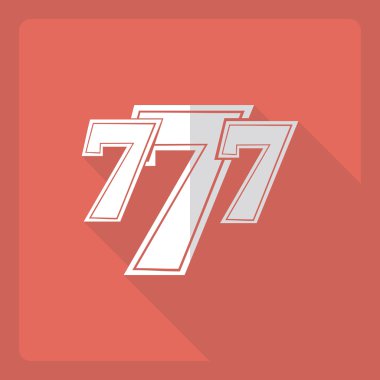 Gölge simgesi yuvaları ile düz modern tasarım