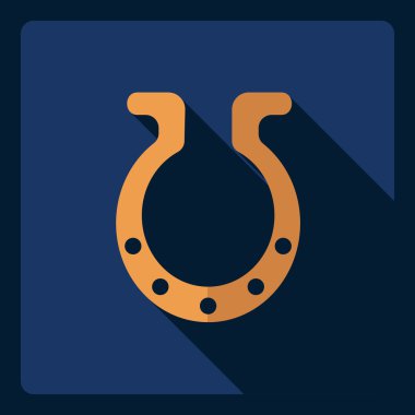 Gölge simgesi Casino Jackpot ile düz modern tasarım