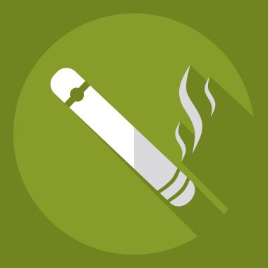 Gölge simgesi puro ile düz modern tasarım