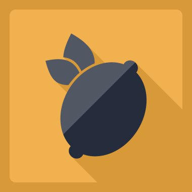 Gölge simgesi yuvaları ile düz modern tasarım