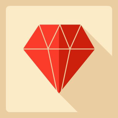 Gölge simgesi yuvaları ile düz modern tasarım