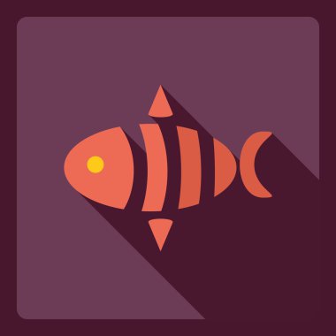 Gölge simge kedi oyuncak ile düz modern tasarım