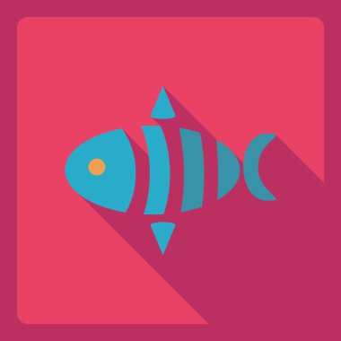 Gölge simge kedi oyuncak ile düz modern tasarım