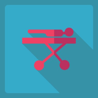 Gölge simgesi barrow ile düz modern tasarım