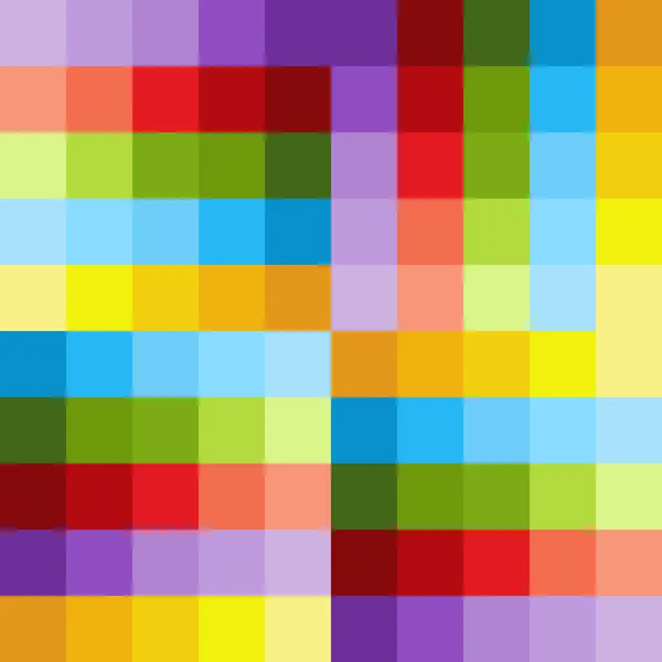 Sfondo di quadrati colorati in diverse tonalità — Vettoriale Stock
