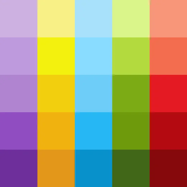 Pozadí barevných čtverců v různých odstínech — Stockový vektor